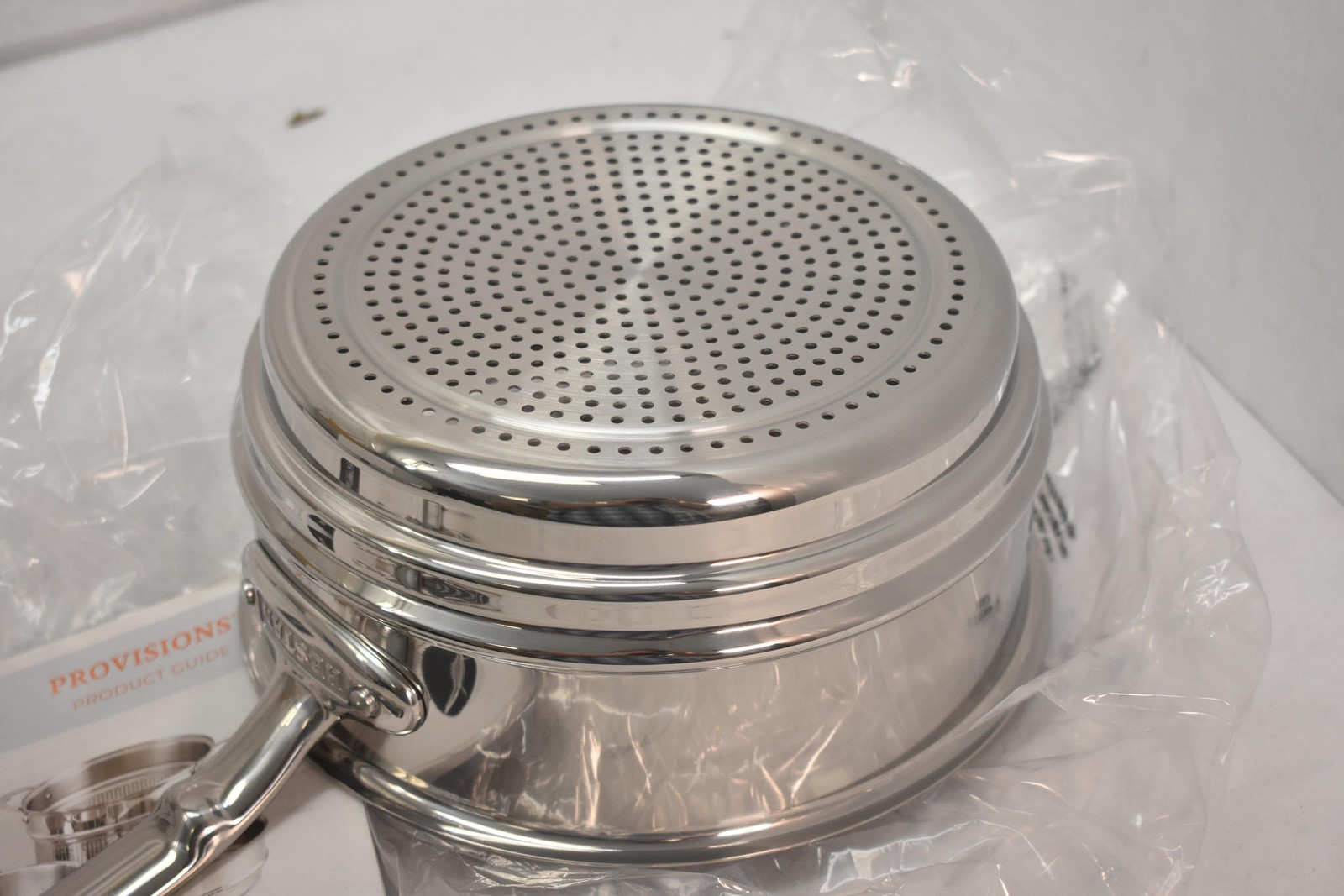 Hestan Steamer Insert 3 Qt 8 In Stainless Steel Silver Dishwasher 71047