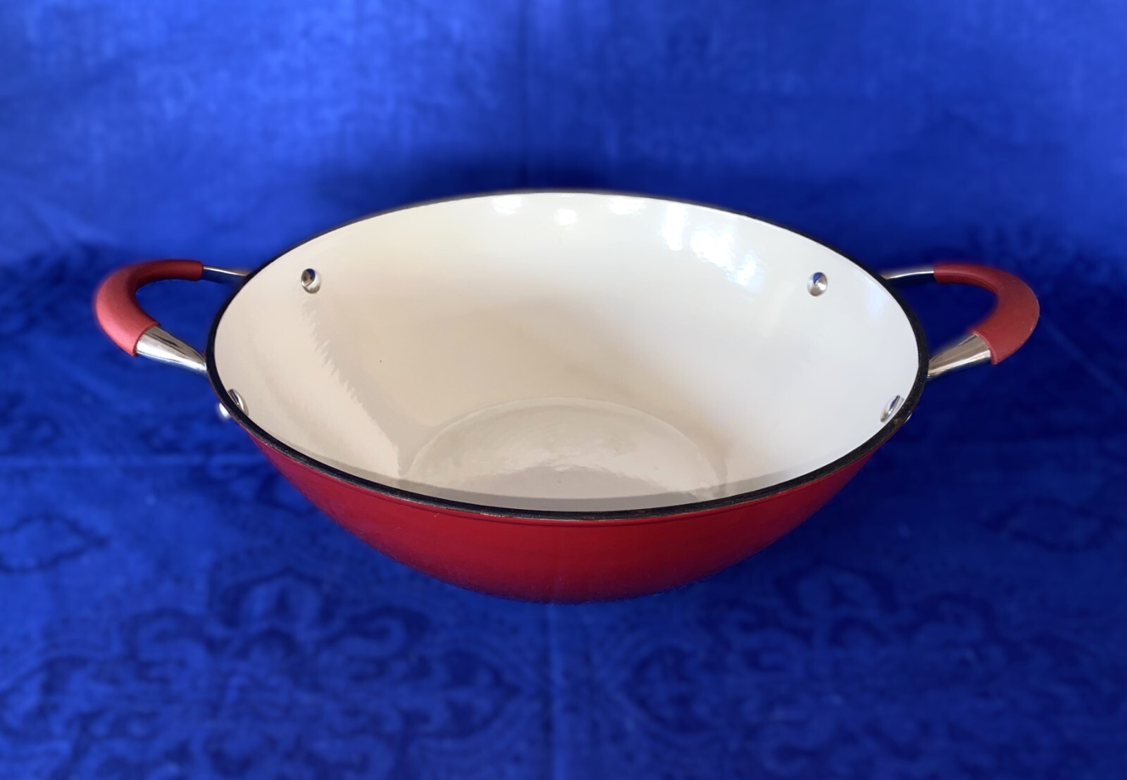 Mayer & Boch Multipurpose Heavy Gauge Aluminum Fry Wok with Glass Lid , 4×13 in