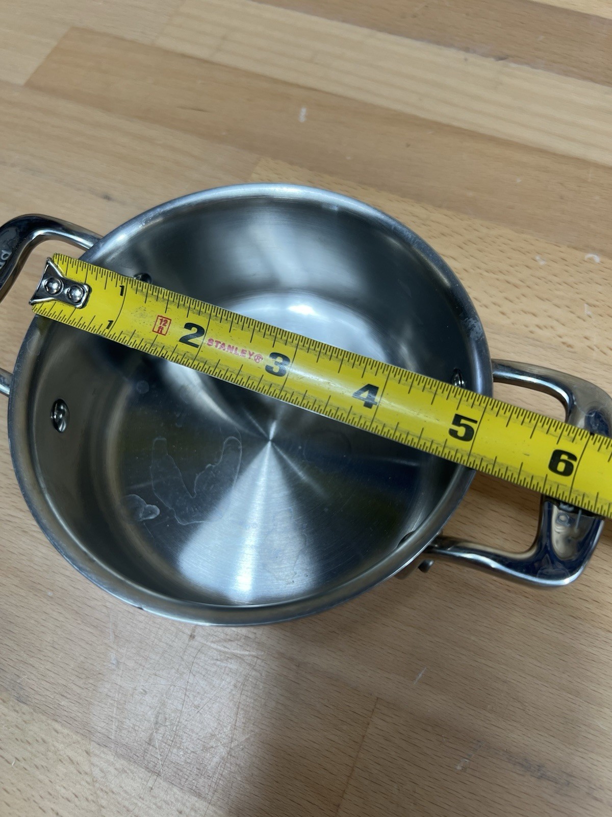 All-Clad Stainless Steel 0.5 qt Mini Cocotte Saucepan No Lid