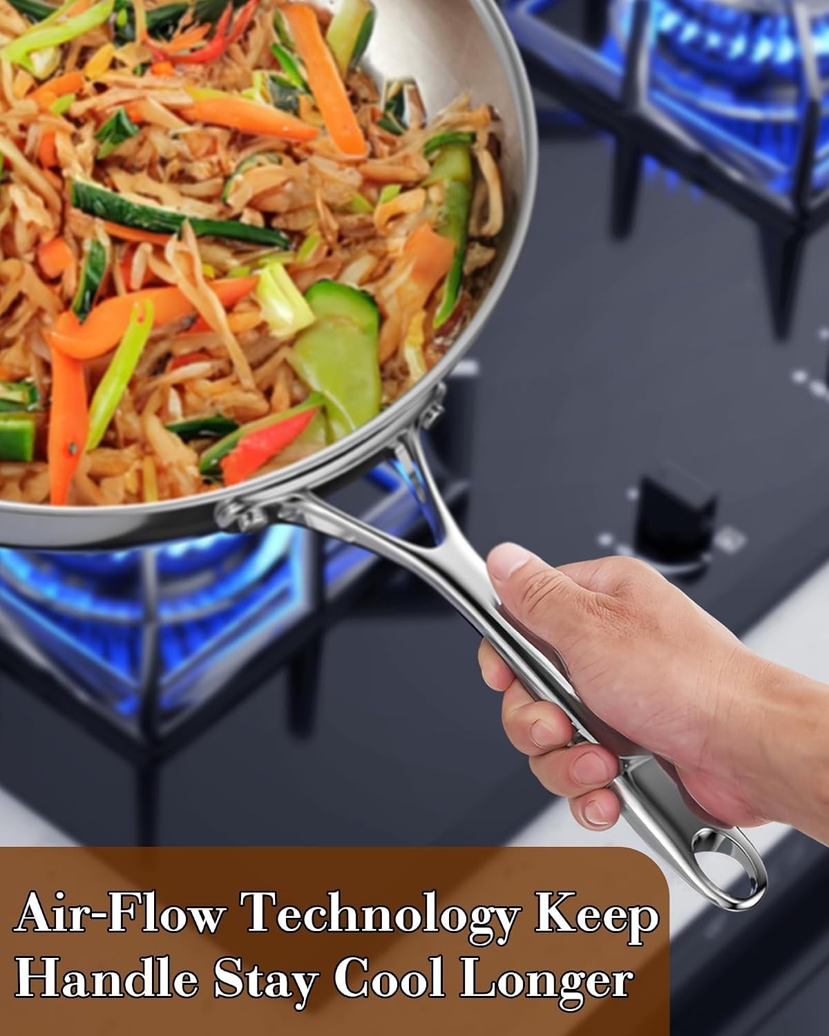Versatile 8-Inch Frying Pan for Sautéing & Stir-Frying – Induction Compatible