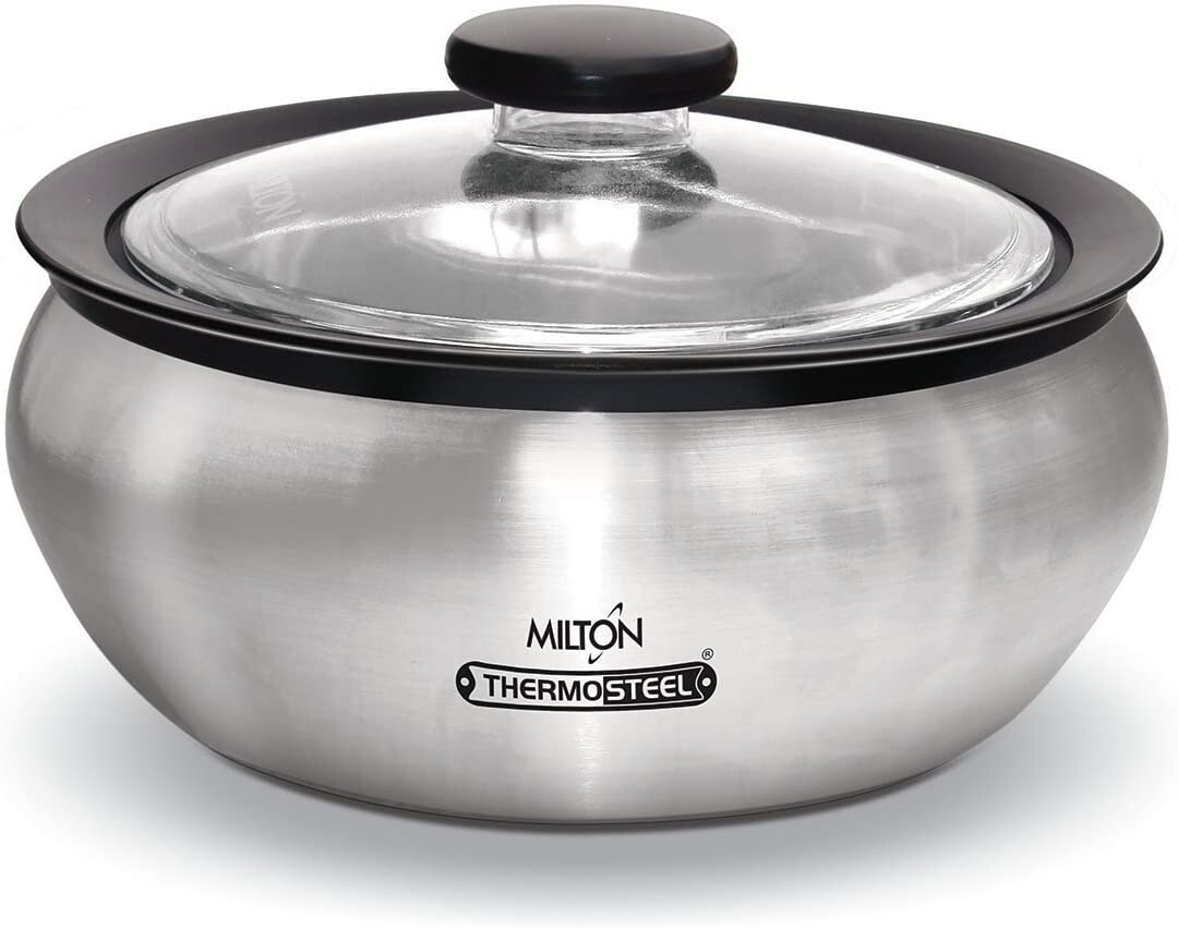 Milton Thermo Stainless Steel Insulated Casserole Keep Hot/Cold Serving Dish – 2