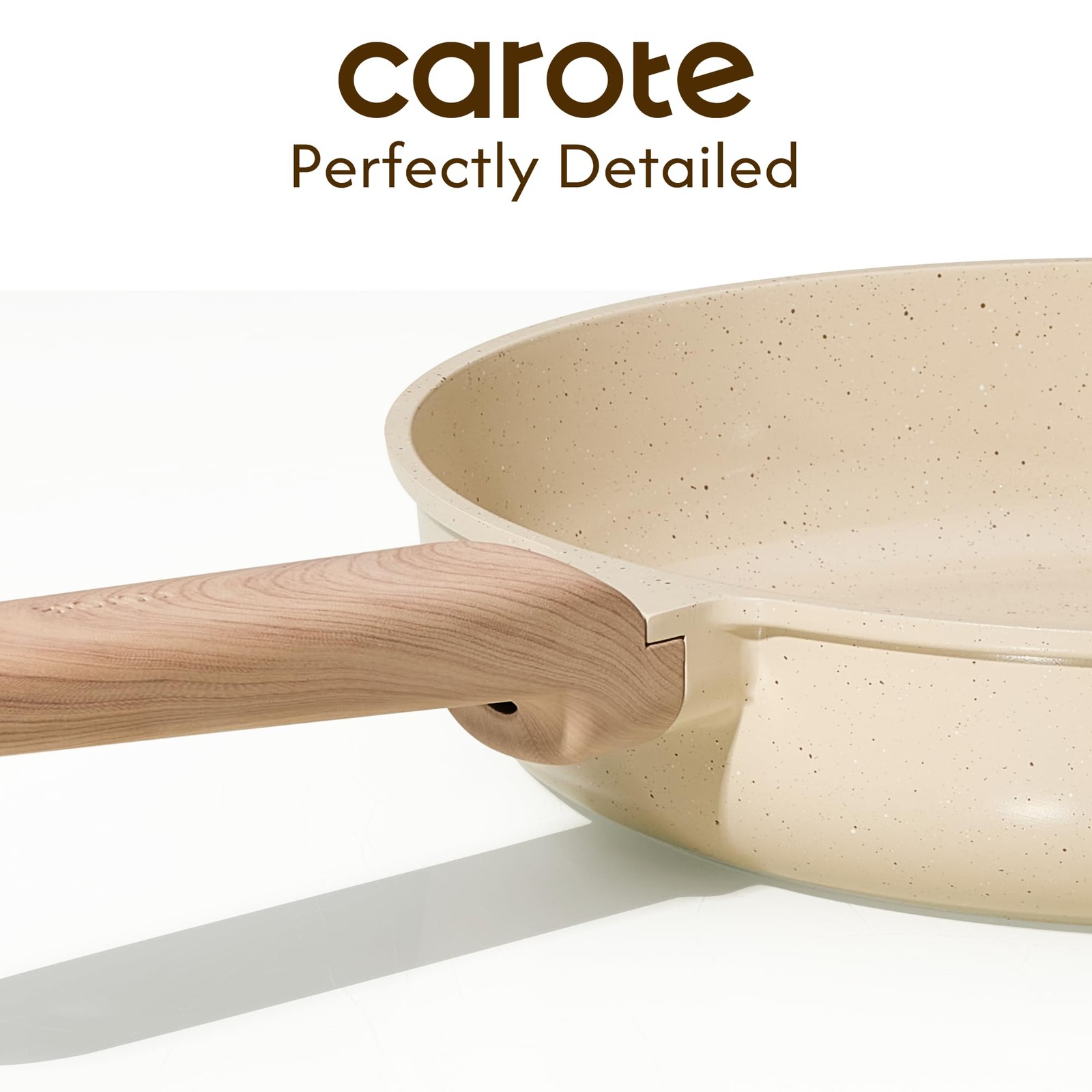 10″ Frying Pan Set, Ceramic Frying Pan, Non-PTFE & PFOA Free Fry Pan & Omelet…