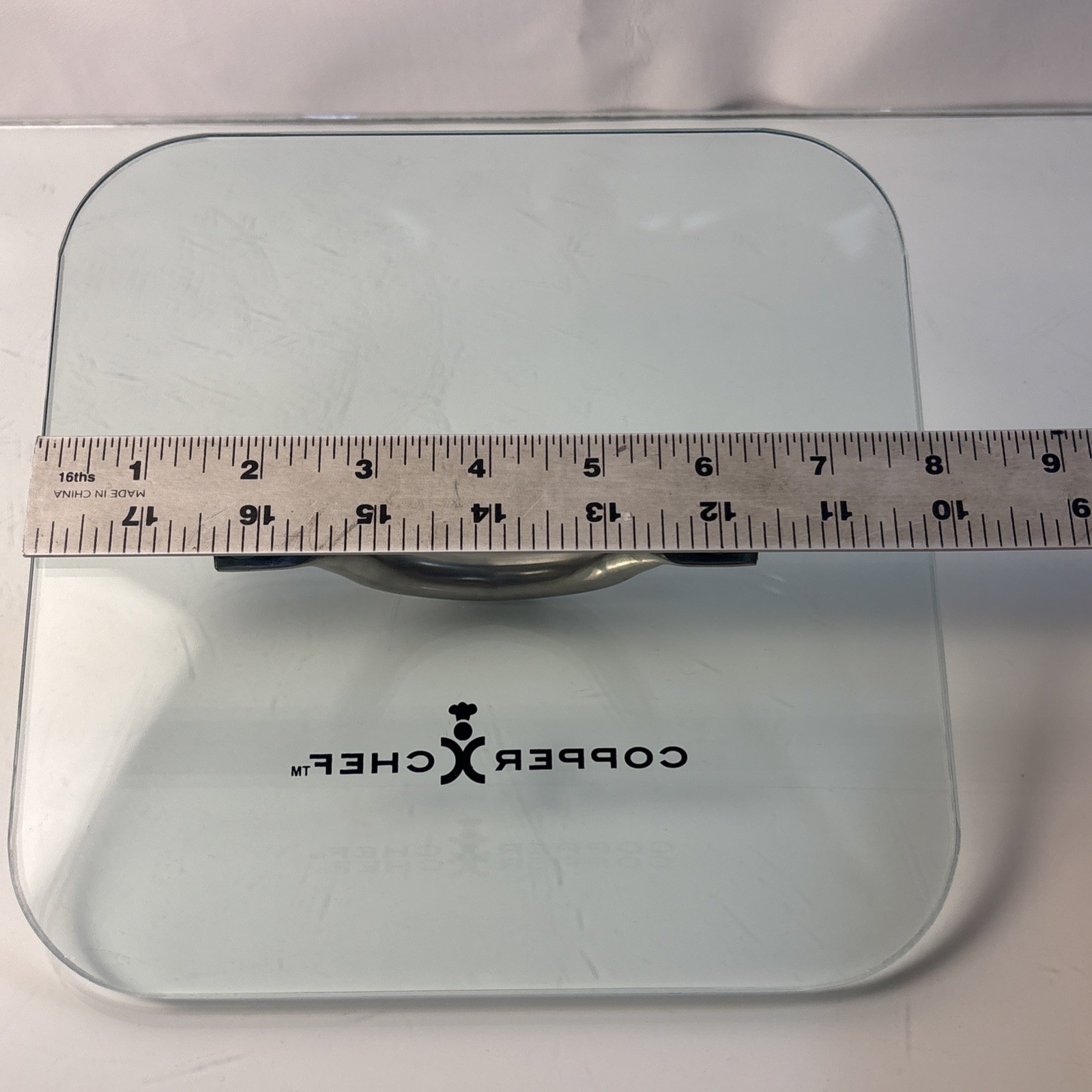 Copper Chef Glass Square Press Weight 8×8 Bacon Burger Steak Grill Press Lid