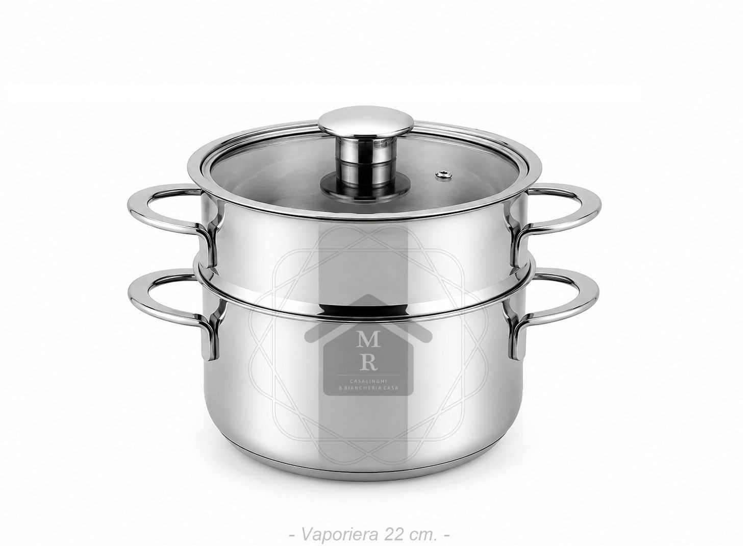 16 Piece 18/10 Stainless Steel Induction Cookware Battery Set