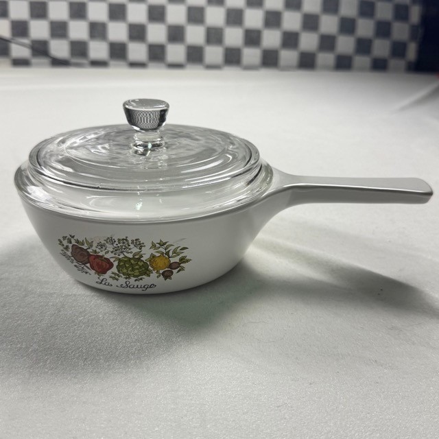 Corning Ware Spice O Life P-81-B 1 Pint Saucepan with Lid La Sauge Vintage USA