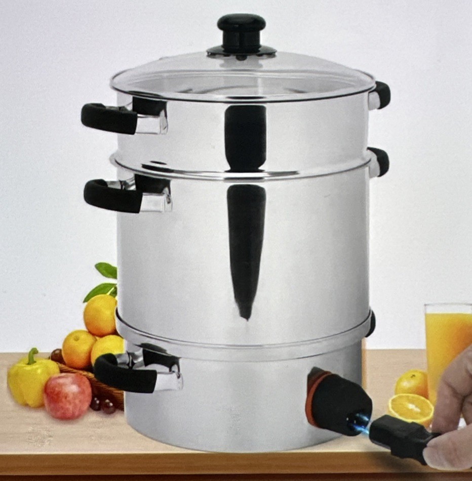 11QT Electric Steam Juicer for Kitchen, steamer canner Stainless Steel Multipot