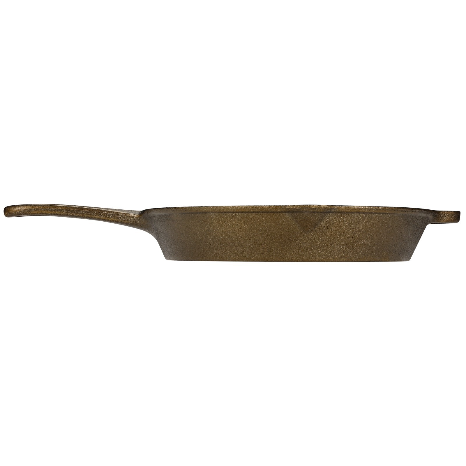 iLiving Seasoned Modern Heirloom Mirror Polished Cast Iron Skillet Pan 12″ 2.7L