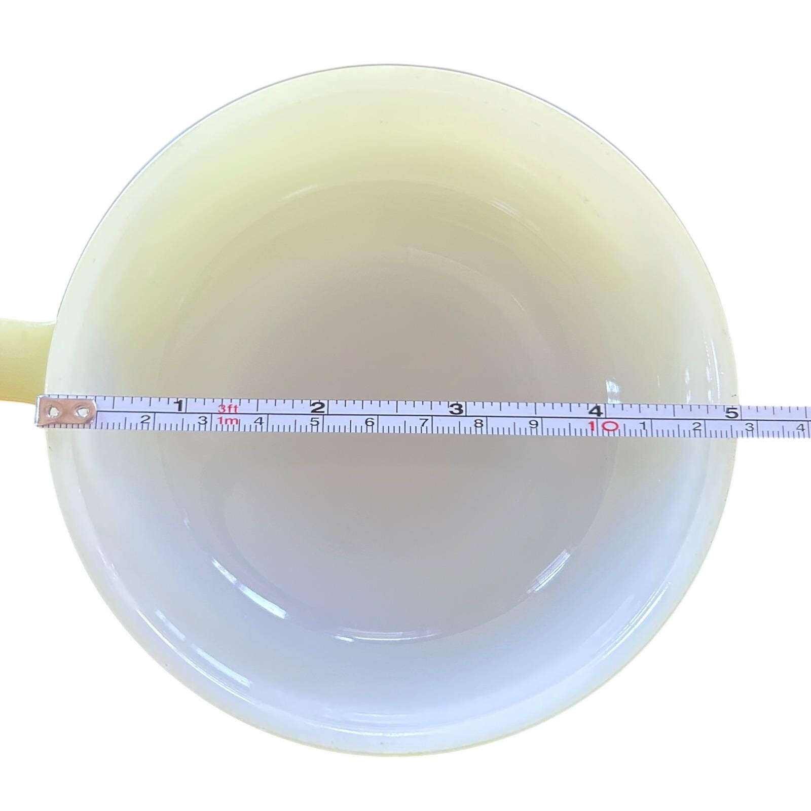 Glasbake Chartreuse Milk Glass Soup Bowl with Lid 2650-11 Vintage Lime Green MCM