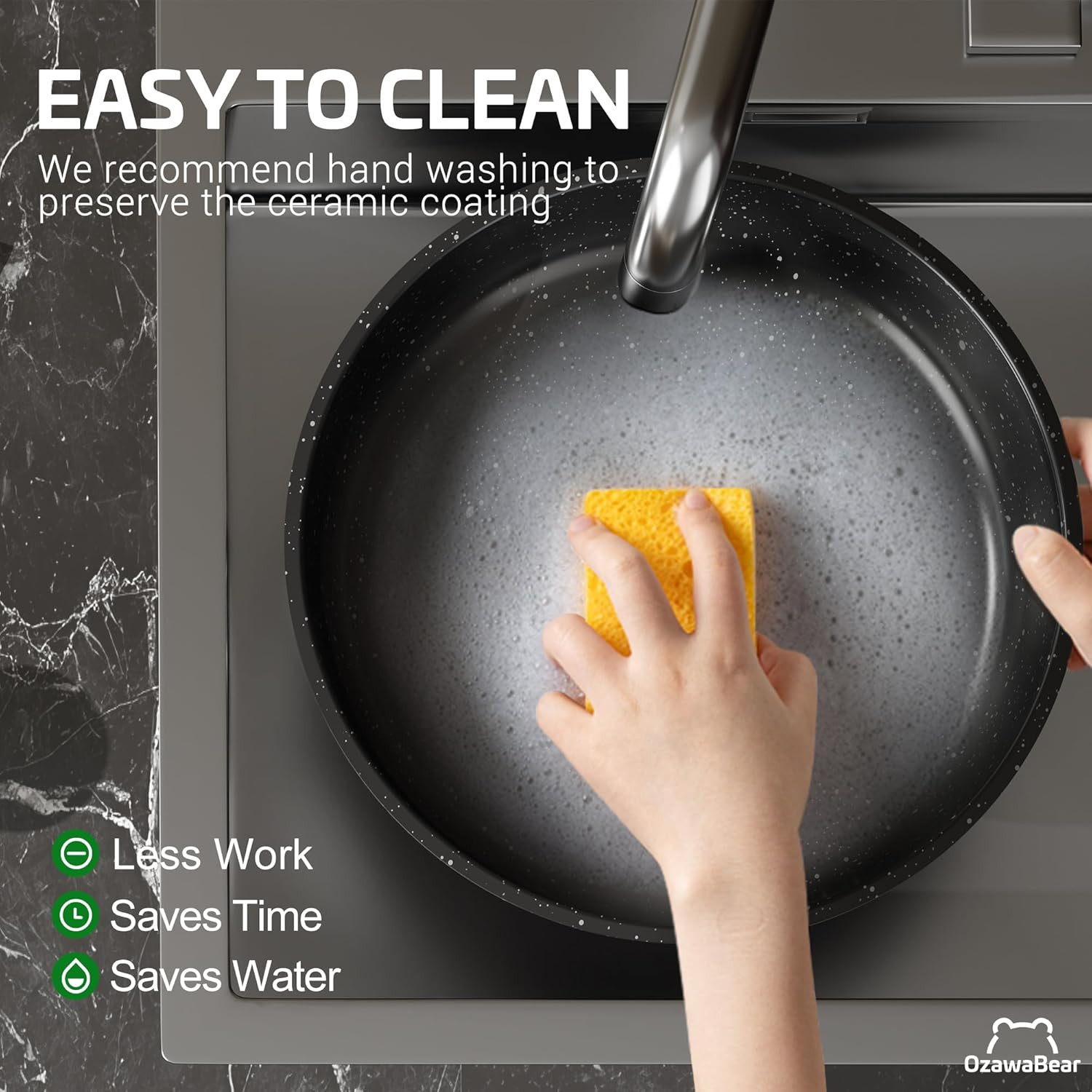26-Piece Non-Stick Ceramic Cookware Set – Induction & Oven Safe, Healthy Cooking