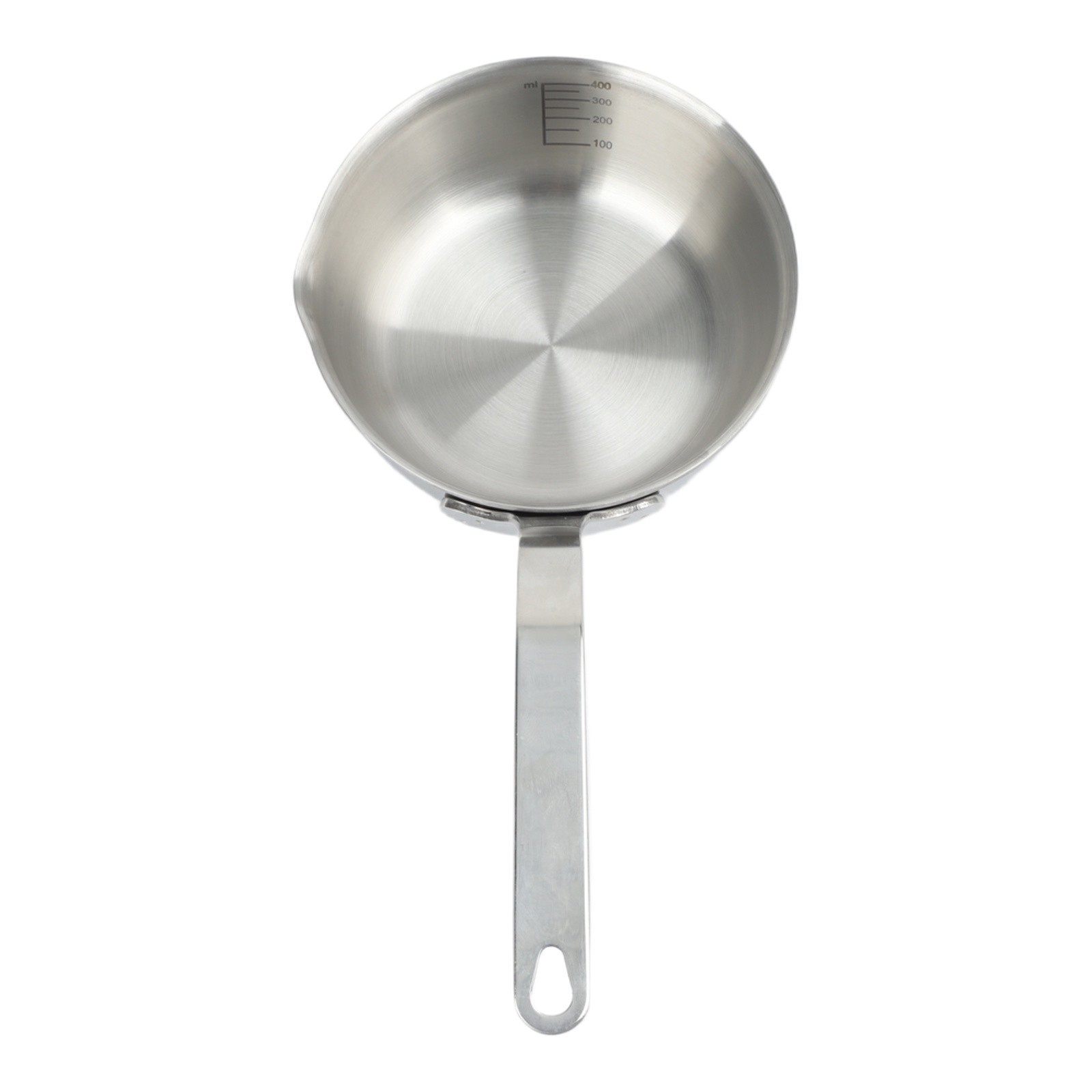 Small 5 Inch Stainless Steel Egg Pan for Cooking Omelets and Melting Butter