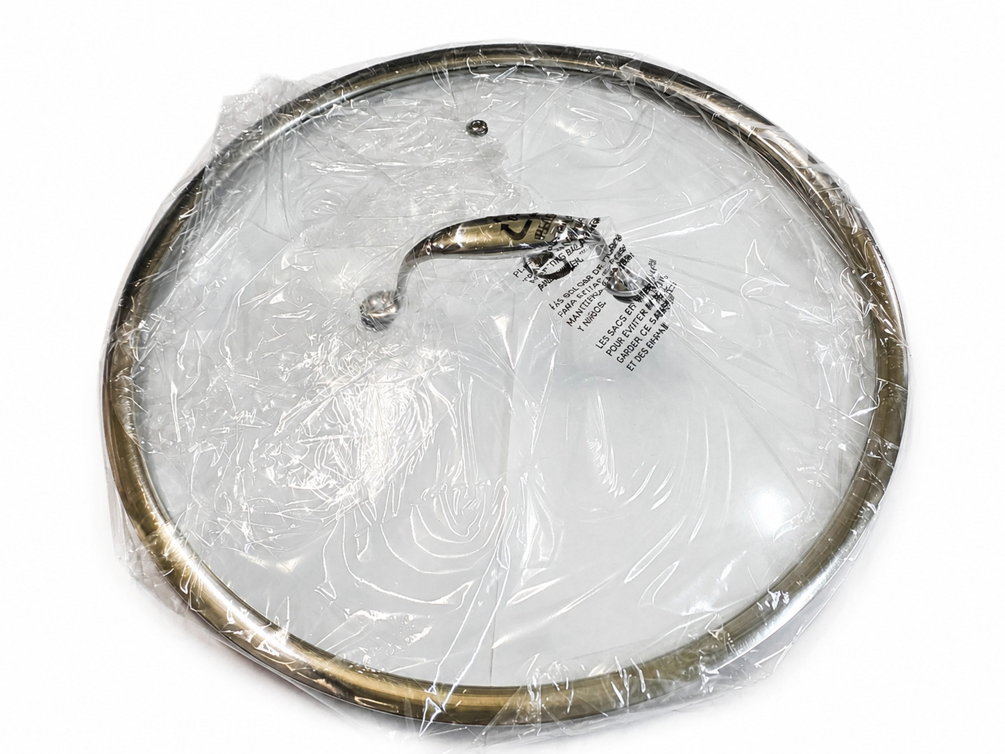 HexClad Hybrid 7-Quart Sauté Pan / Chicken Fryer w/Tempered Glass Lid BRAND NEW!