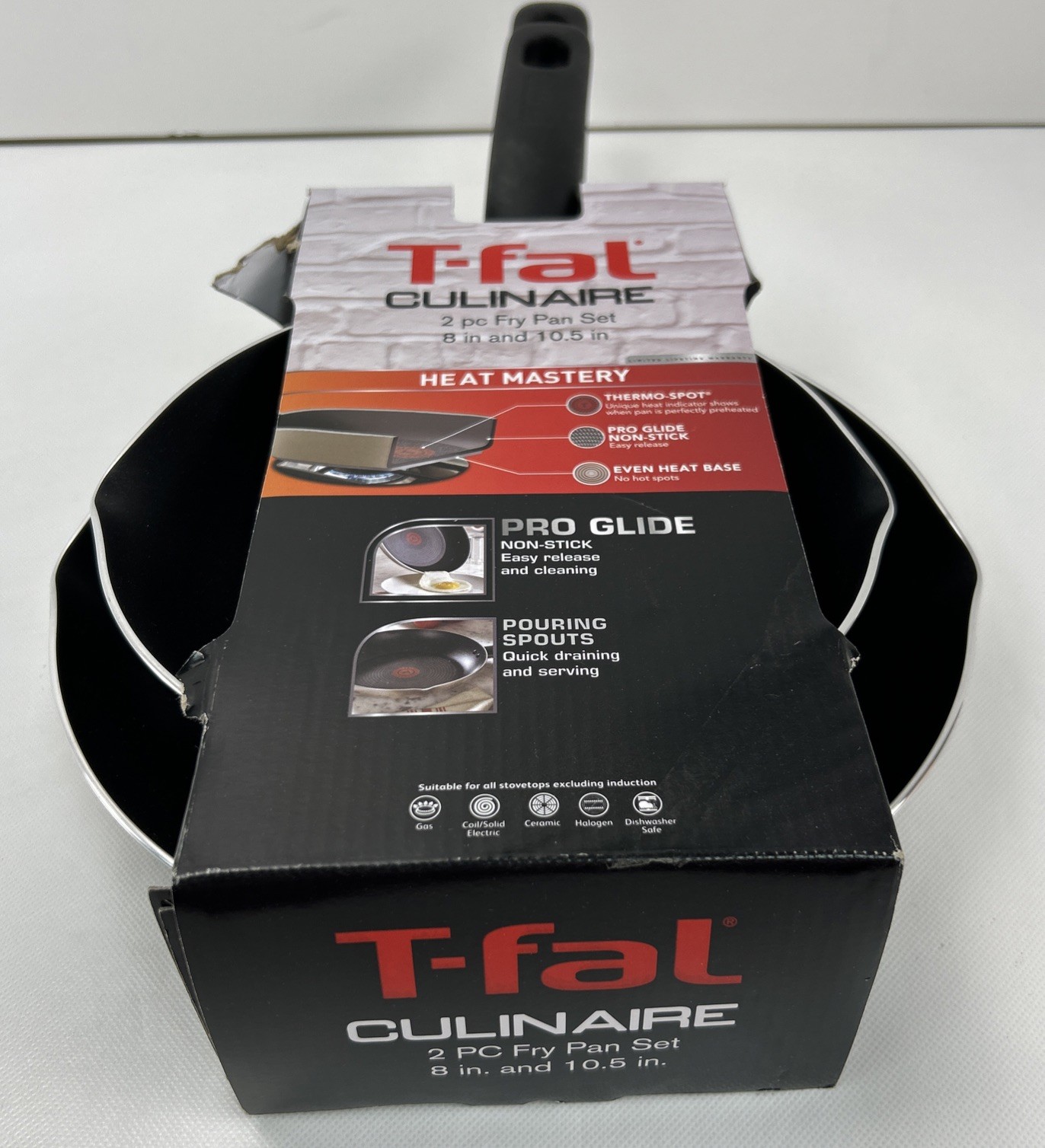 T Fal Culinaire Heat Mastery Two Pc Pan Set