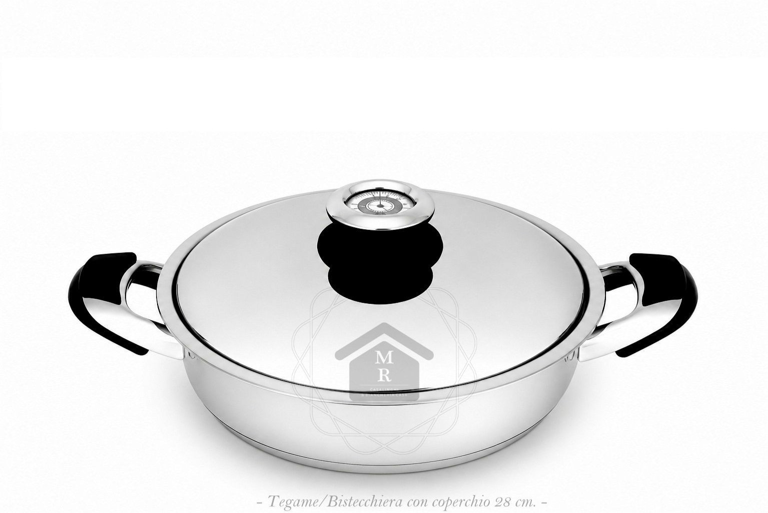 35 Piece MSBavaria 18/10 Stainless Steel Induction Cookware Battery Made in Italy