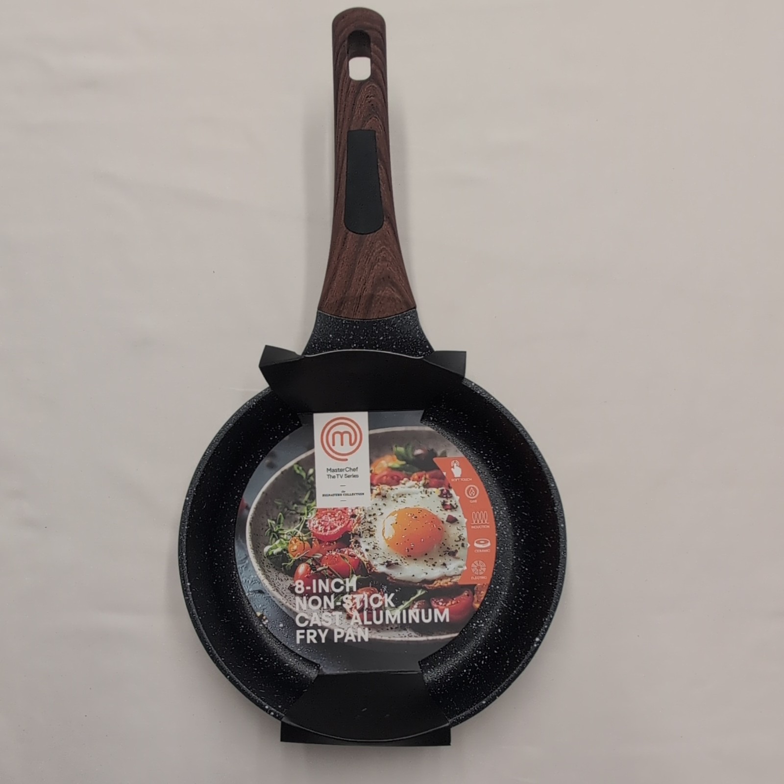 MasterChef 8″ Nonstick Cast Alum Frying Pan, Oven Safe – Missing Label -New-