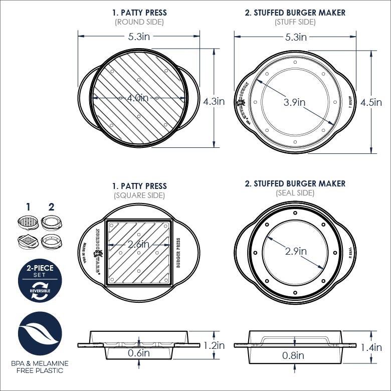 Nordic Ware Backyard Burger Starter Kit