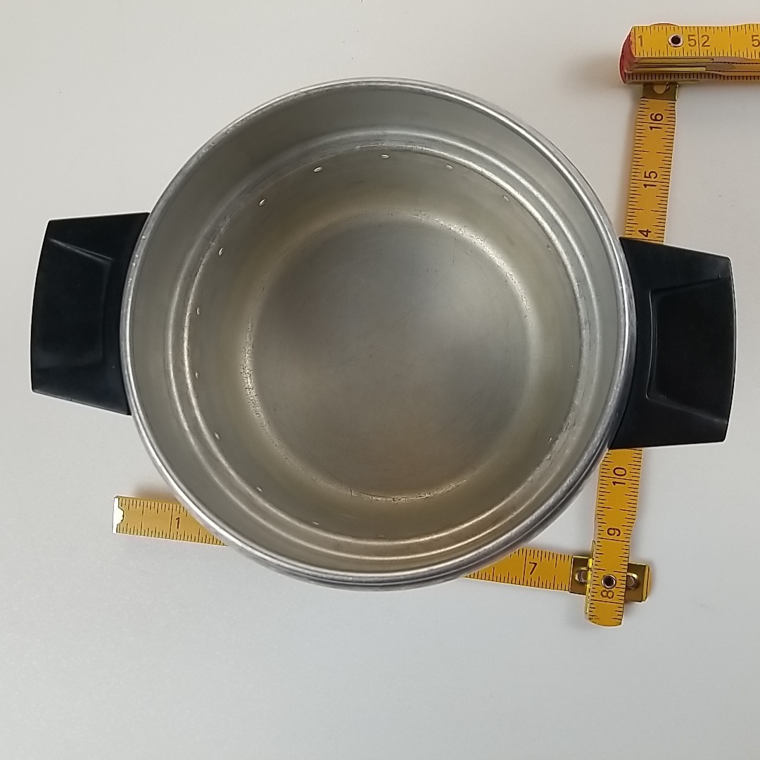 Comet Rice Steamer Pot Aluminum Double Stovetop Cooker Pan Excellent Vintage