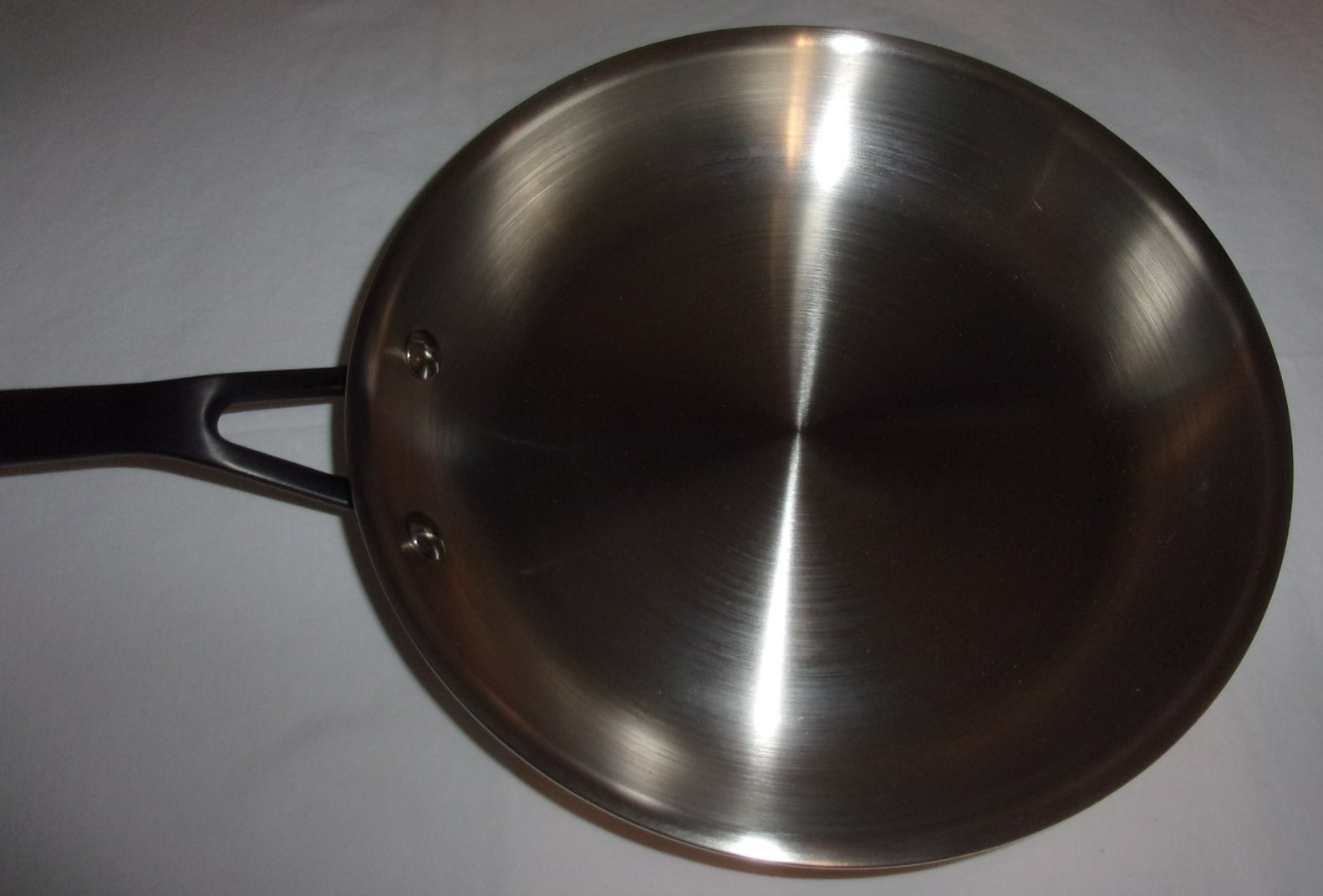 KitchenAid Set of 2 STAINLESS STEEL 5-PLY CLAD 10”25CM /8.5”21 CM Pans No Lid