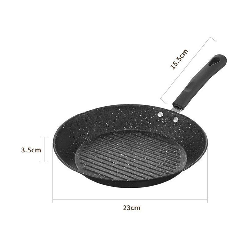 23x23cm Carbon Steel Frying Pan Maifan Stone Coating Lightweight Design