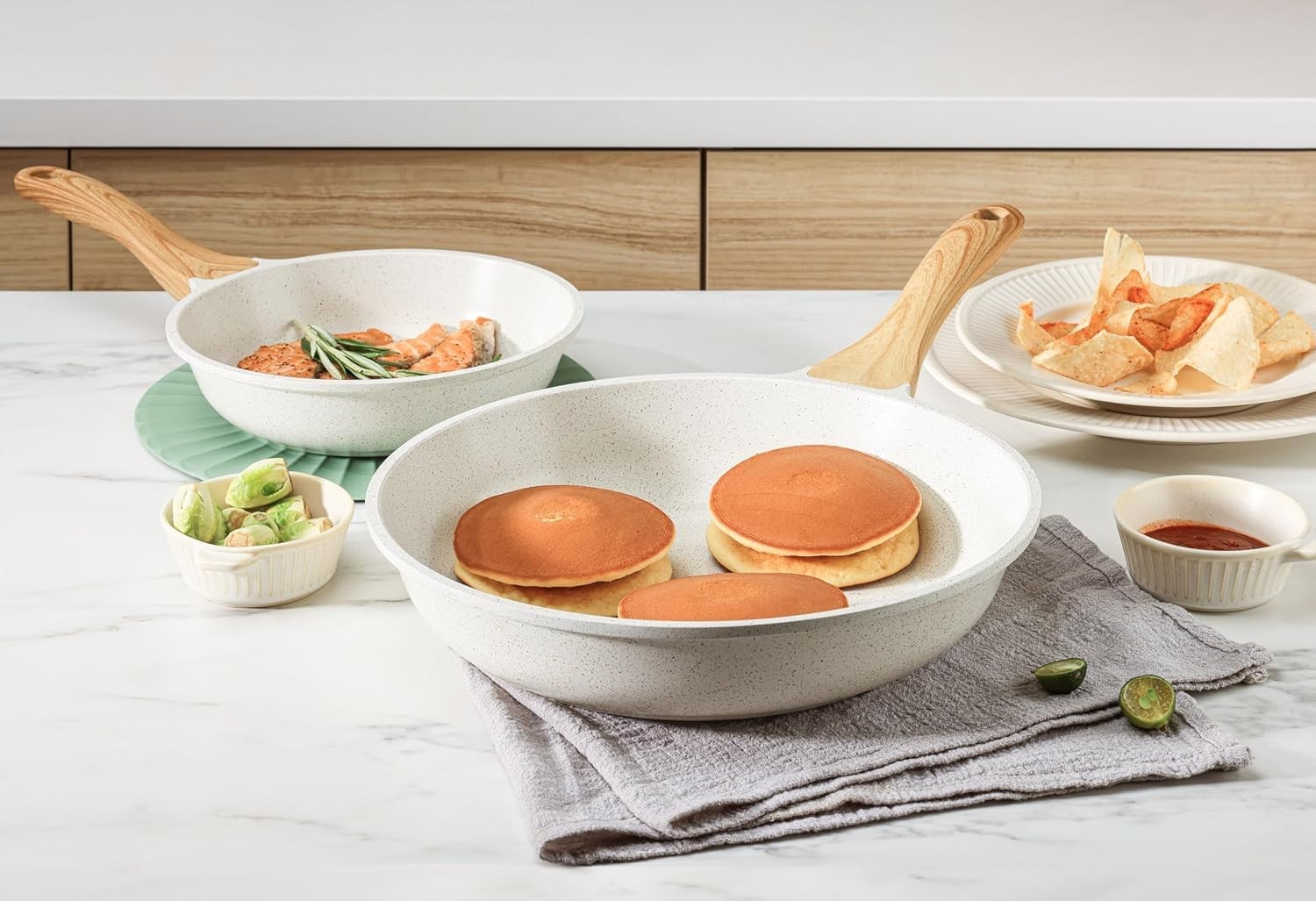 All-in-One 13-Piece Healthy Cooking Set – Nonstick Ceramic & Easy Cleanup
