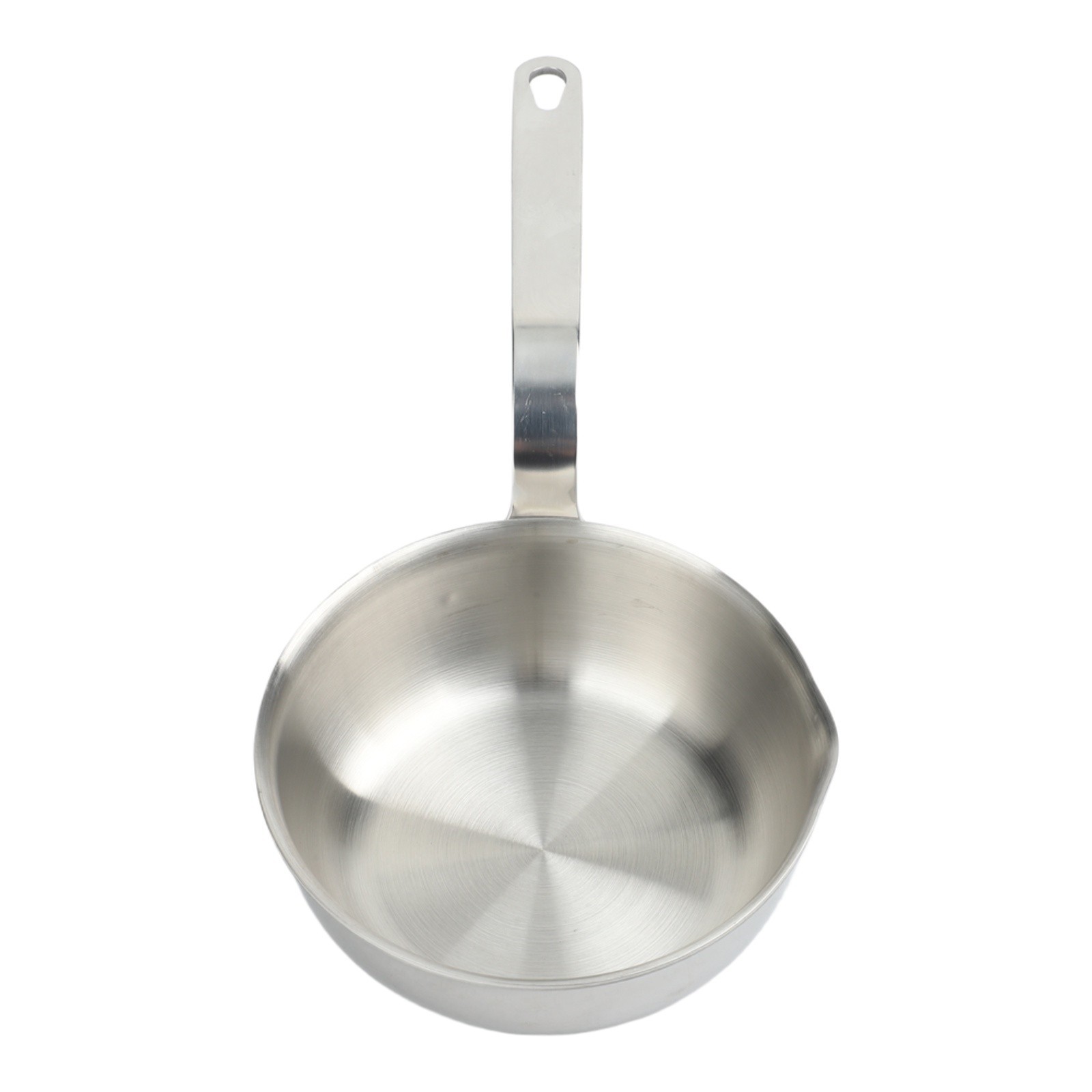 Small 5 Inch Stainless Steel Egg Pan for Cooking Omelets and Melting Butter