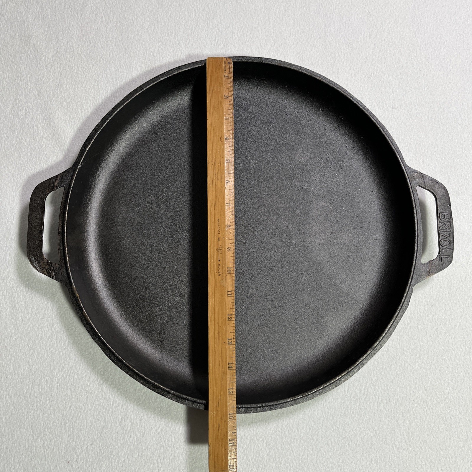 BRIZOLL 15L Cast Iron Kazan Lid / Frying Pan 40cm Replacement Pan – Bison Design