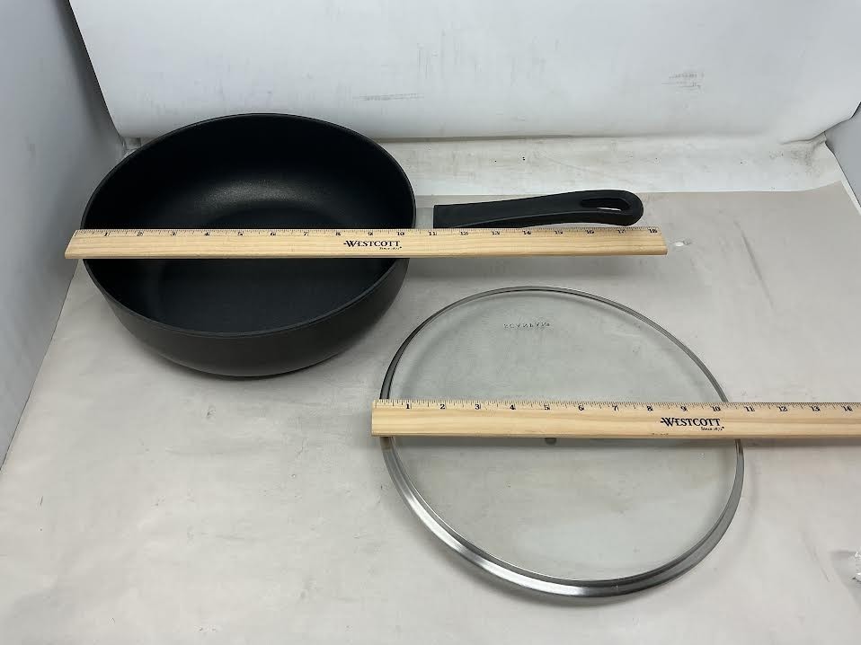 Scanpan Classic Deep Saute Pan, 4 Quart, Black
