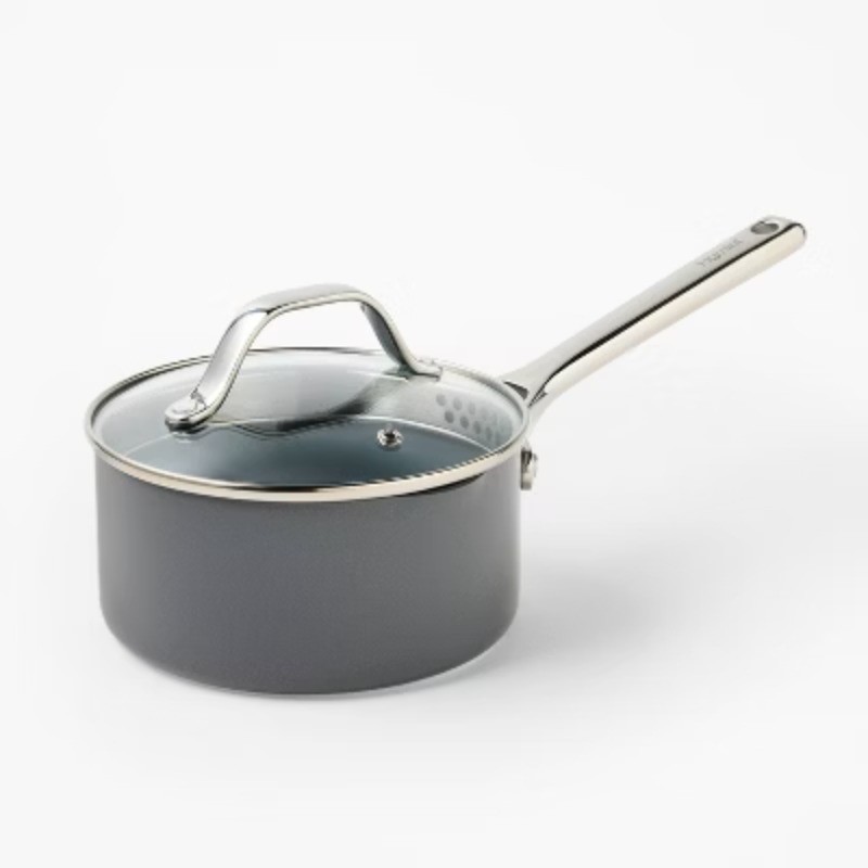 1.5qt Nonstick Ceramic Coated Aluminum Sauce Pan