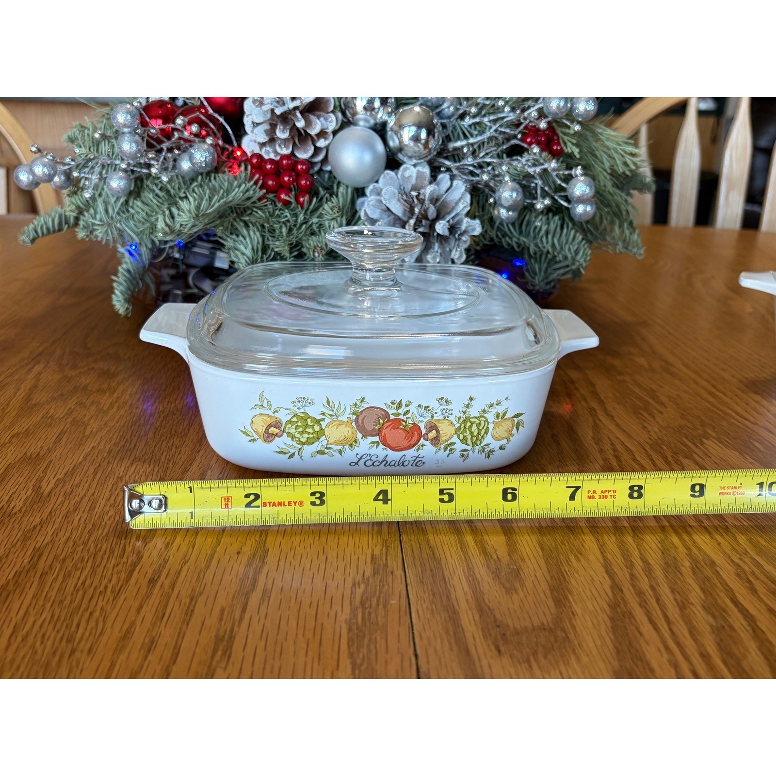 CorningWare A-1-B & P-43-B Spice of Life Casserole Dishes Vintage USA Set