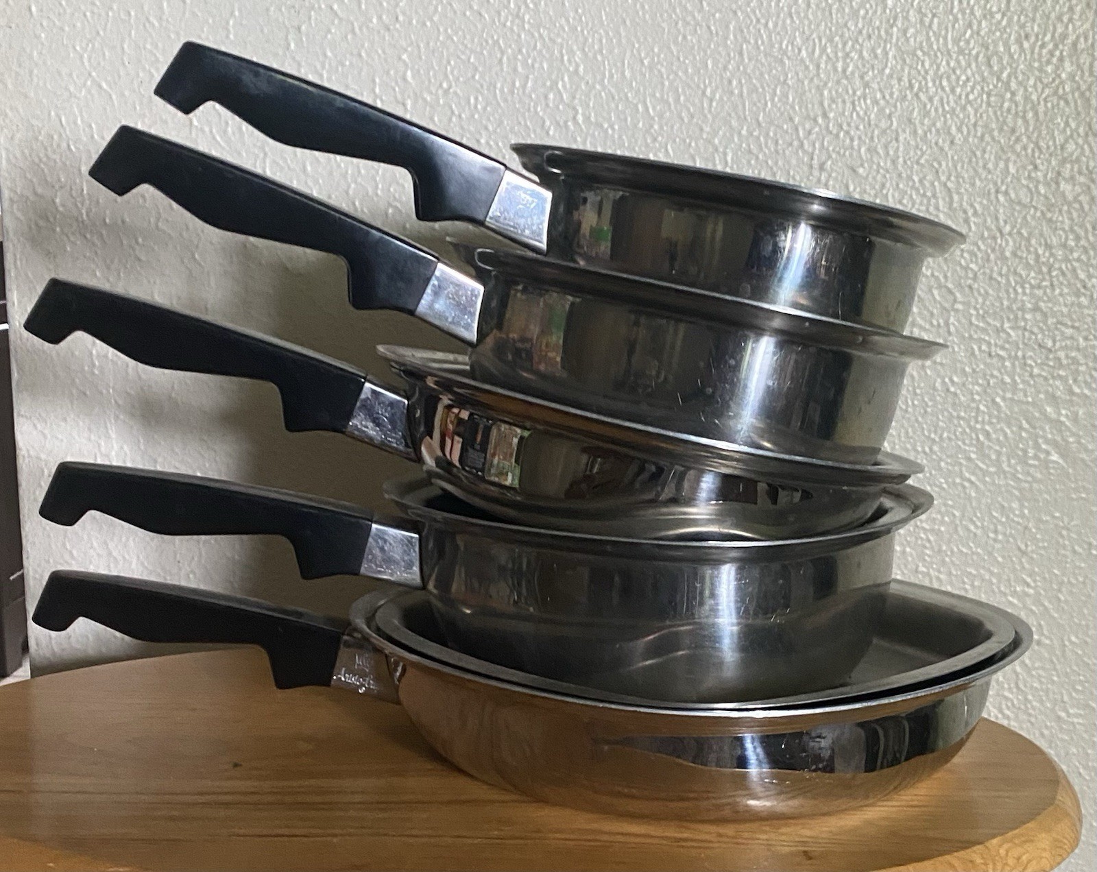 Vintage Aristo-Craft 18-8 Stainless Steel Multi-Ply Cookware Set USA Square Pans