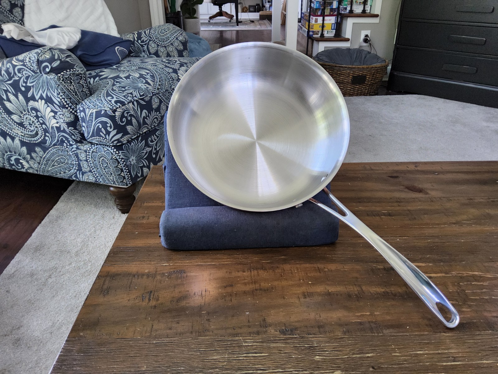 Martha Stewart Everday Cookware Copper Clad Sauté Frying Pan 9.5”