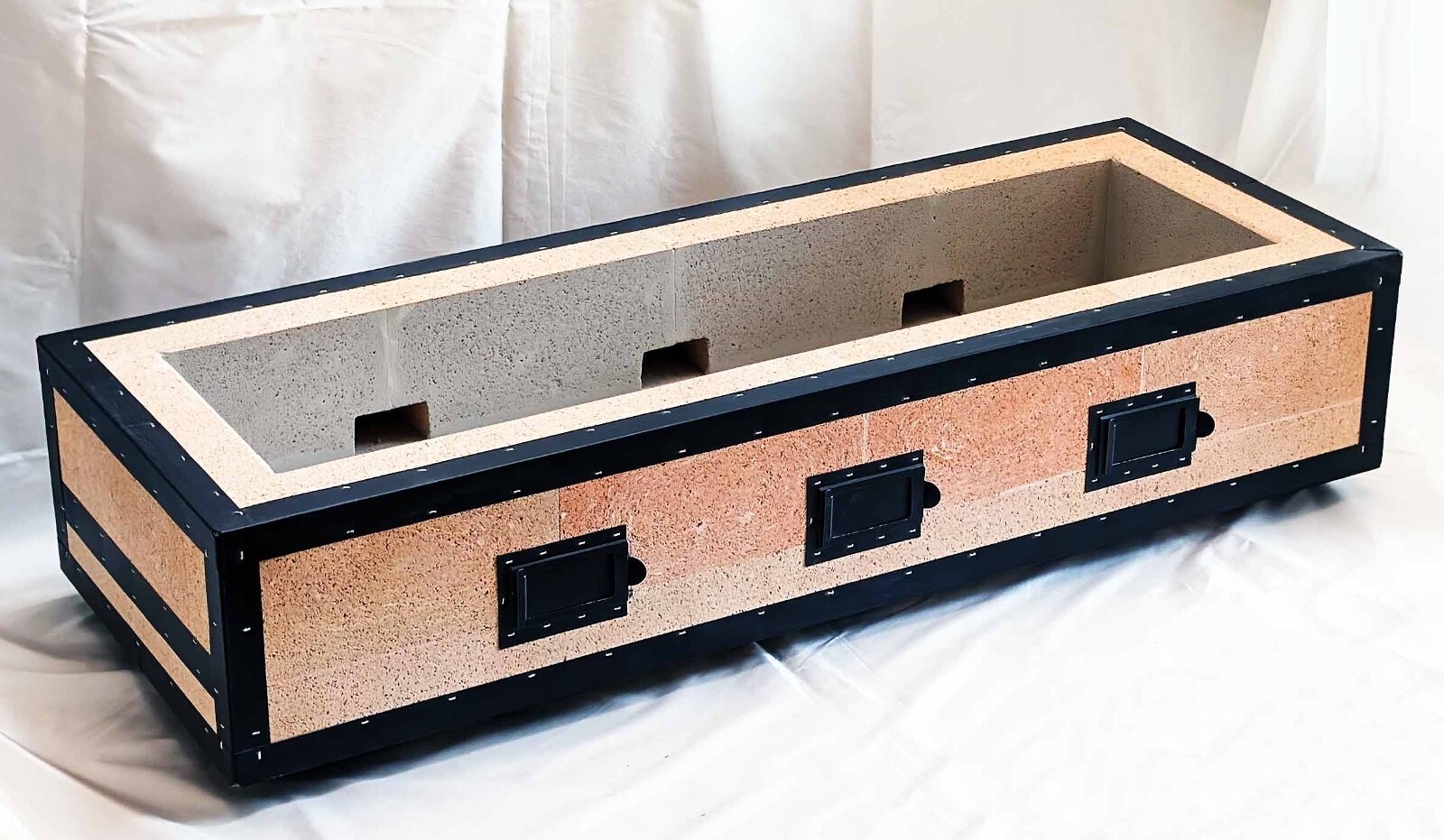 Japanese Yakitori BBQ Diatomite Charcoal Grill Barbecue Hibachi Konro 92 x 35cm