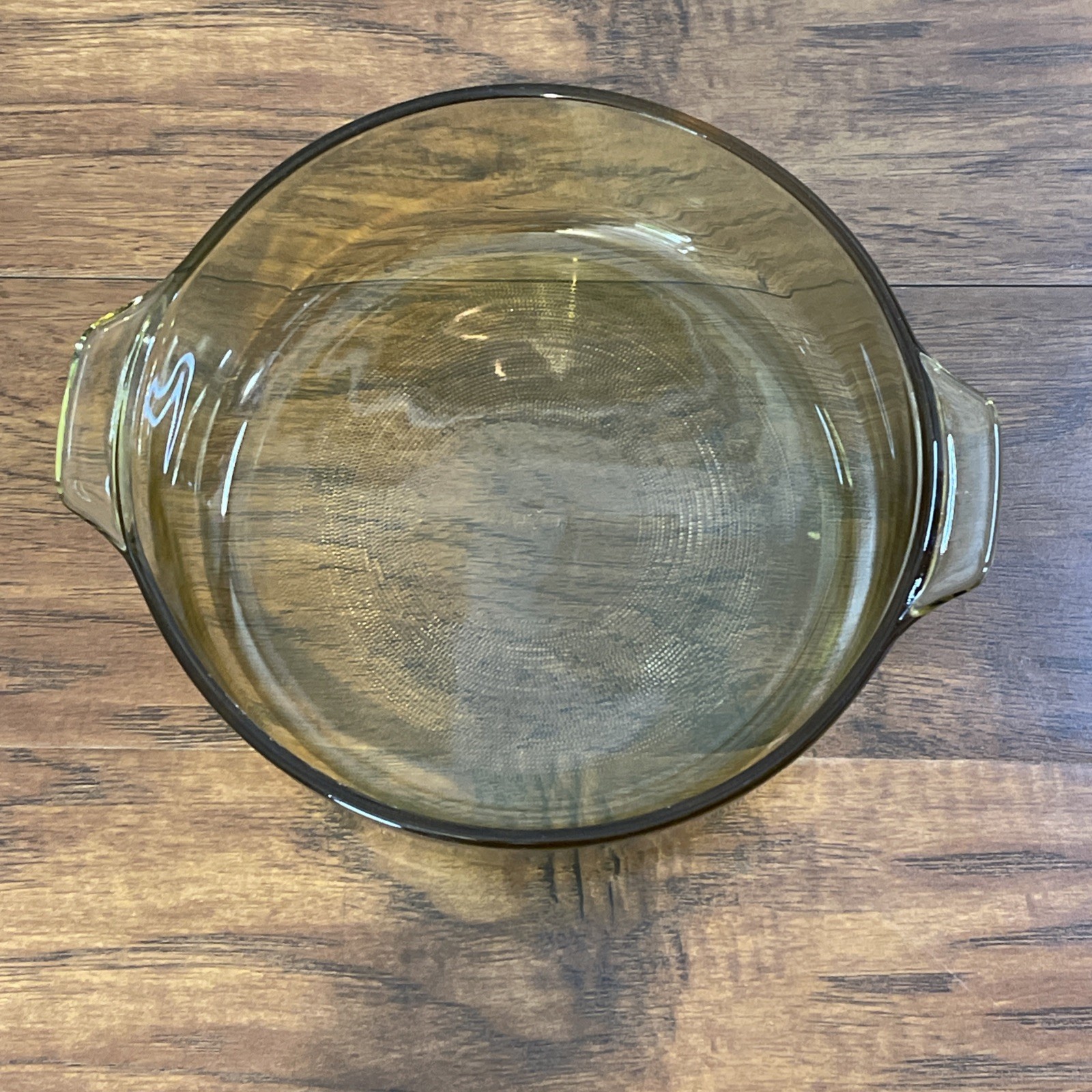 Vintage 1960’s Dynaware Pyr-O-Rey Casserole Dish Yellow Amber Mexico