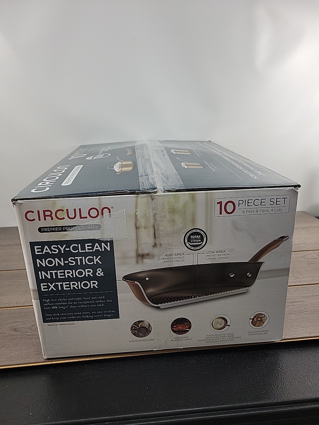 Circulon Professional 9-Piece Non-Stick Cookware Set, Anodized Aluminum | Used