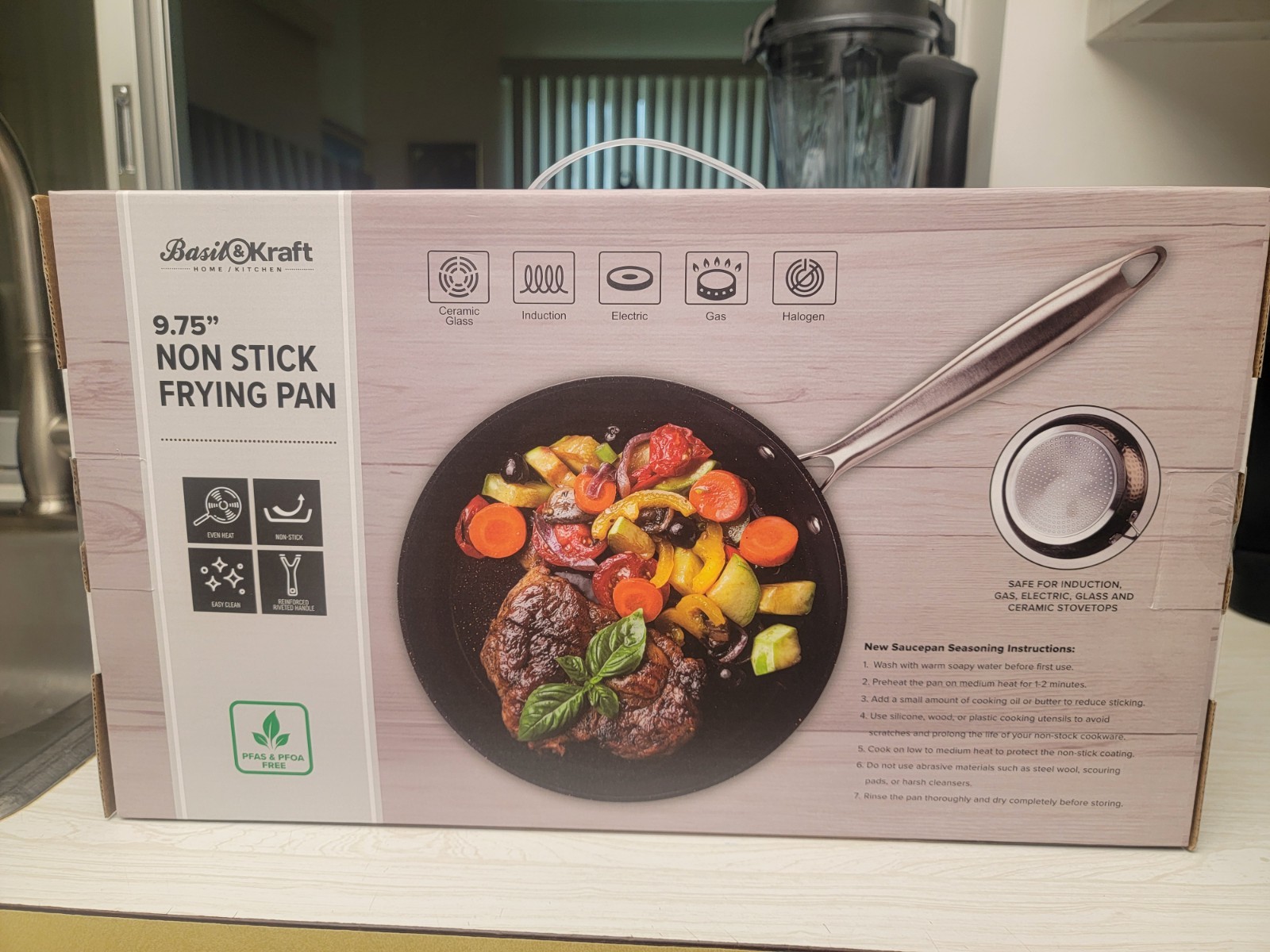 Basil & Kraft 9.75 Non-Stick Fryingl Pan – NEW