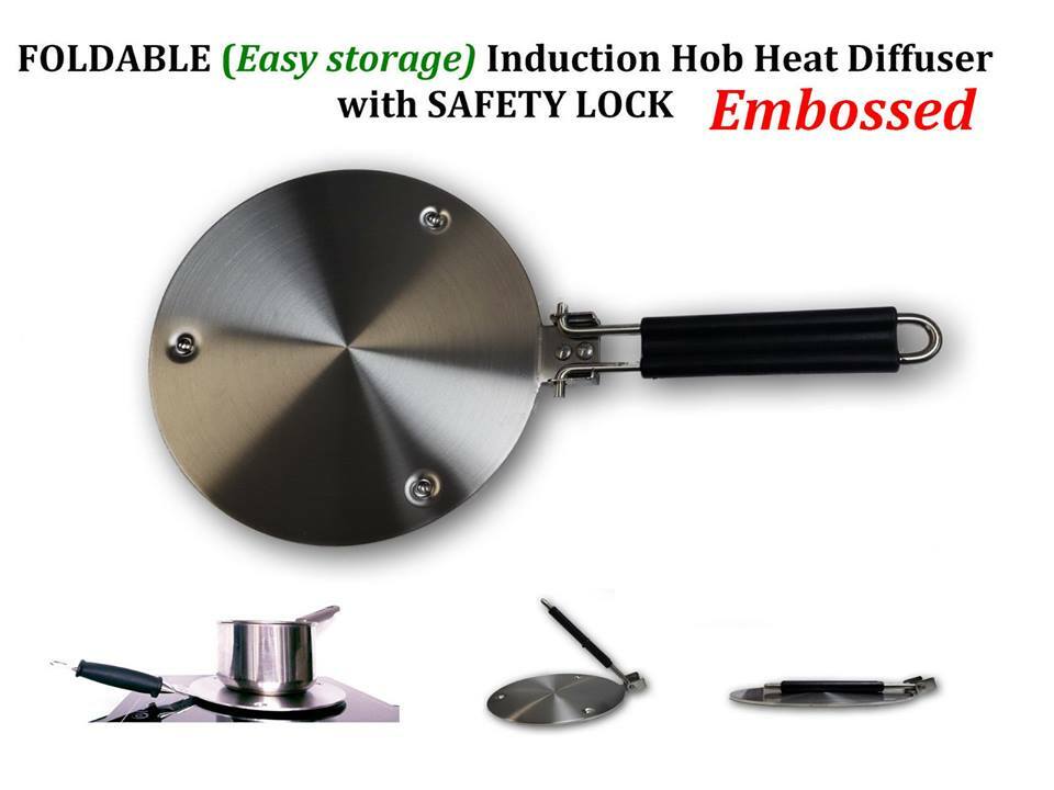 Induction Cooktop Cook Top Converter Interface Disc 11″ Stainless Steel Aluminum