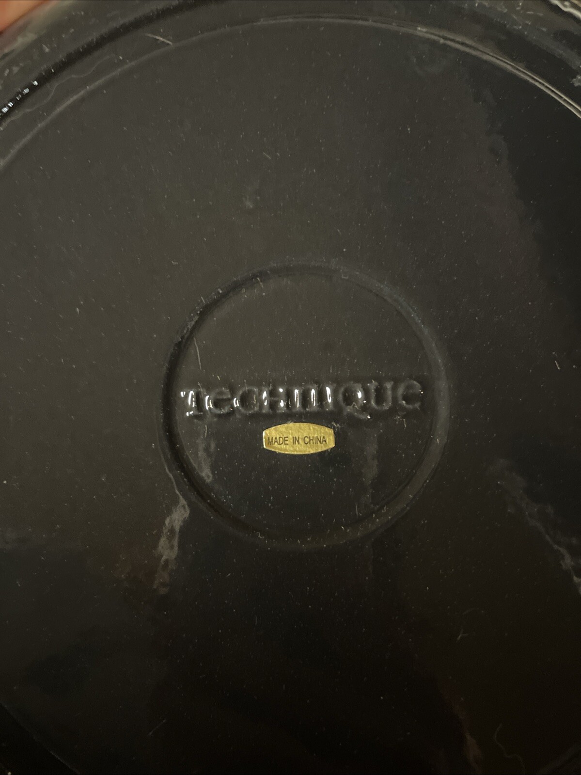 Technique Navy Blue Enamel Cast Iron Skillet Frying Pan Double Handle 11.5 Inch