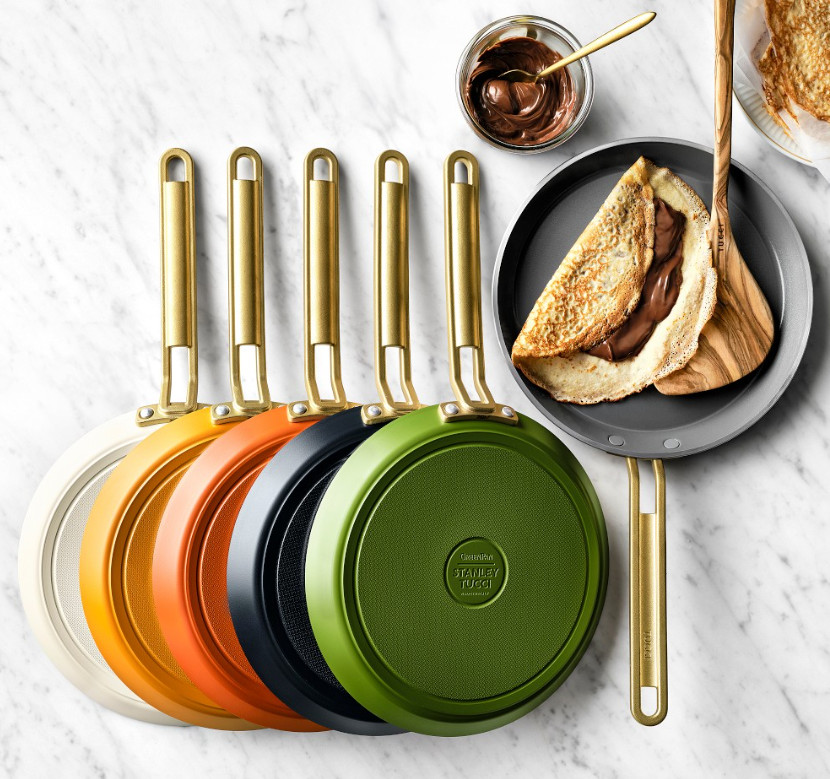 GreenPan™ Stanley Tucci™ Ceramic Nonstick Crepe & Omelette Pan, 10″
