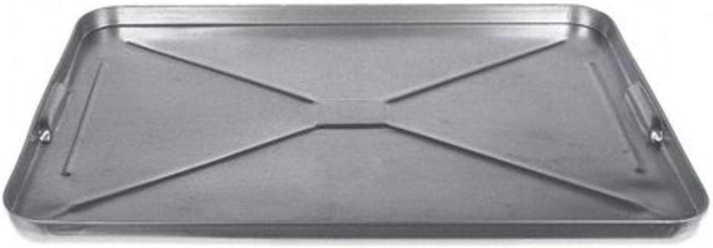 Rust-Resistant 6-Quart Galvanized Oil Drain Pan – Perfect for Garages