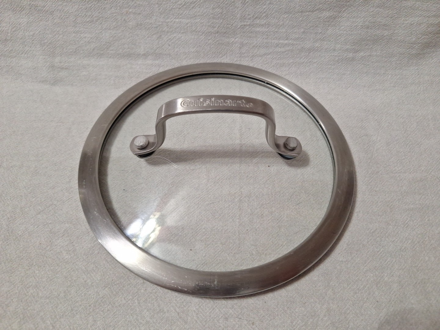 Cuisinart Glass Stainless Steel Pot Pan Lid Replacement 6″ Inner 6 3/4 Outside