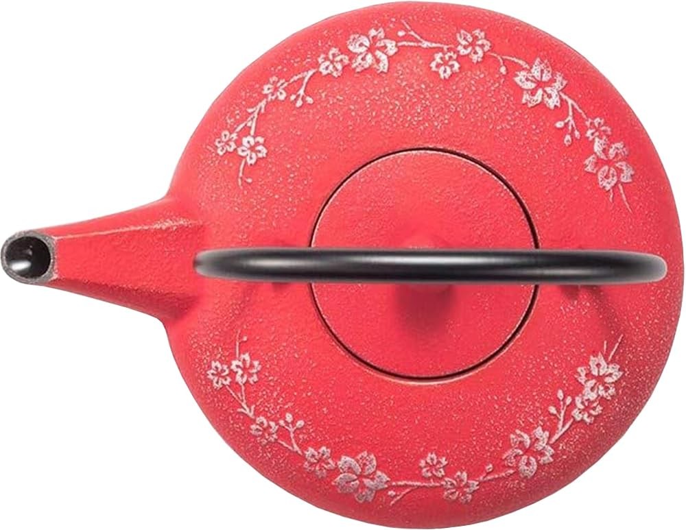 Iwachu Teapot “Wa-Sakura” Plum Blossom 0.6L Enamel interior Nambu ironware 12388