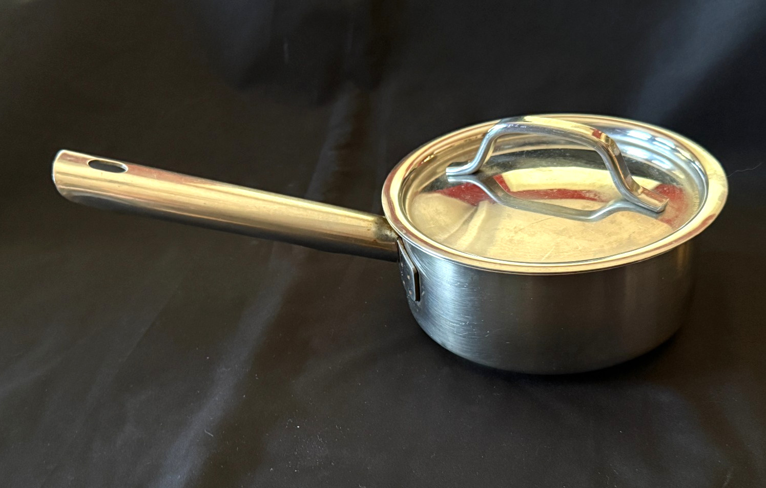 Tools of the Trade Royalty 18/10 Stainless Steel 3.5 Cup 6 in Sauce Pan with Lid
