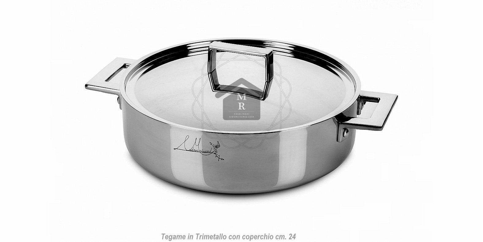Trimetal Casserole with Lid Active Line Mepra – Suitable for Induction