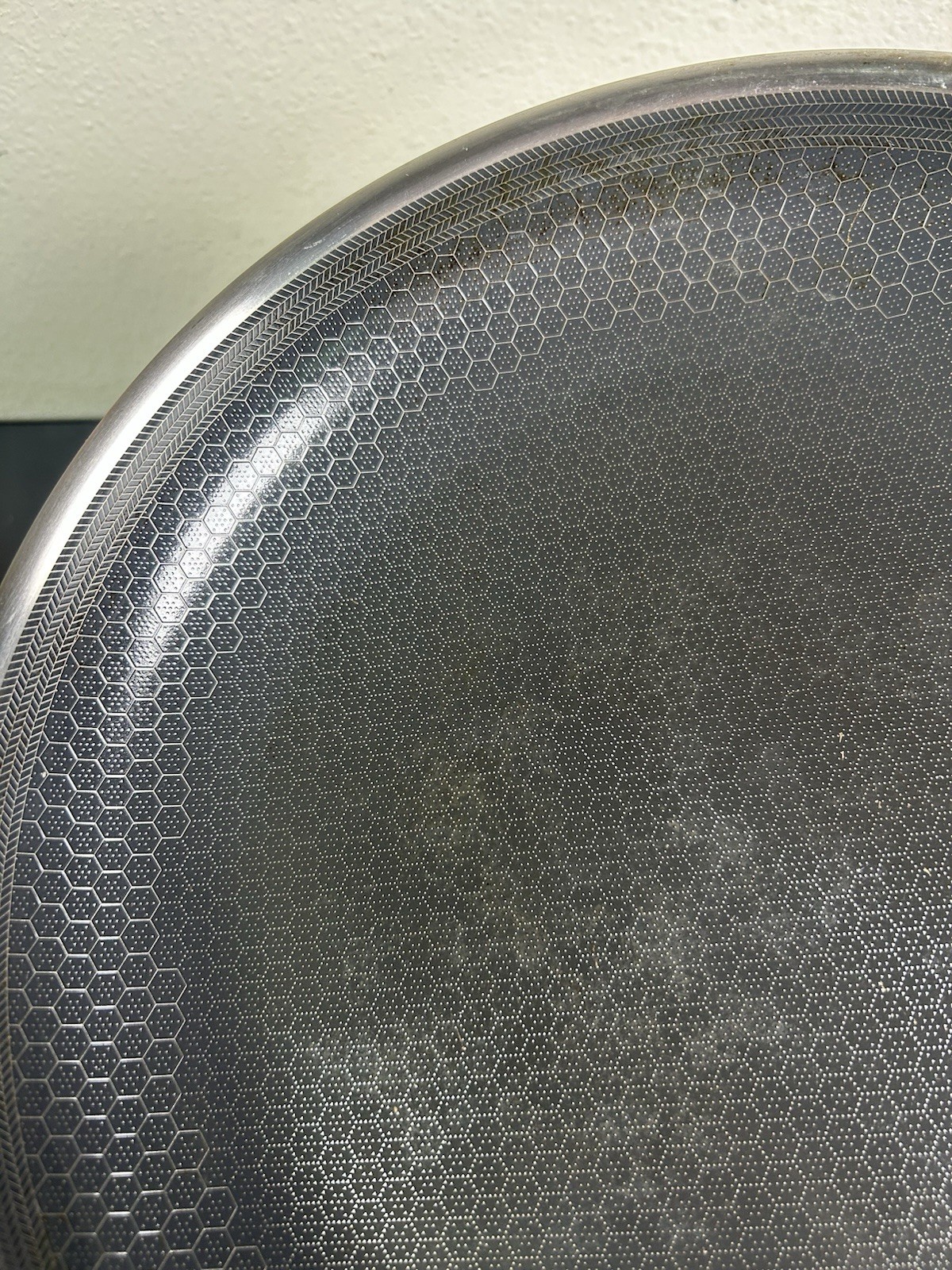 HexClad 12″ FRYING PAN with LID 12-Inch 12 Hybrid Non-Stick -Used Good Condition