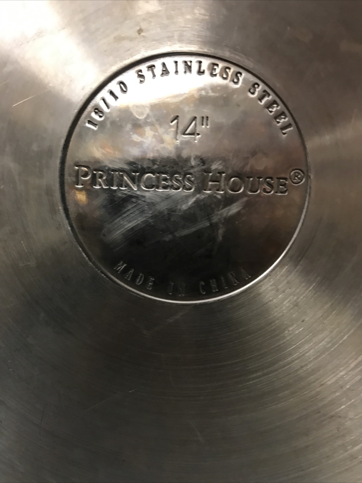 Princess House 14″ Stainless Steel Braiser 14 qt Double Handle With Lid