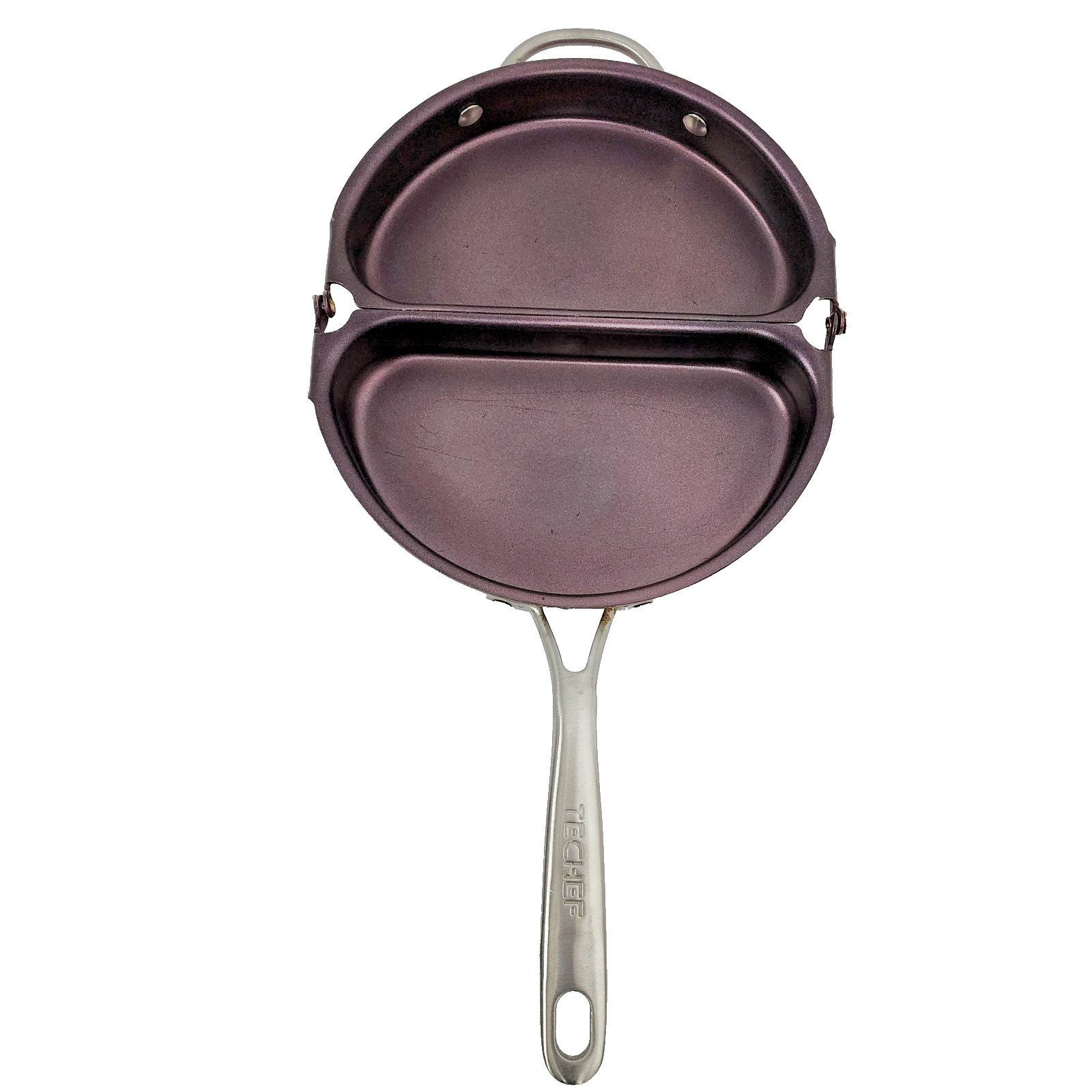 TECHEF Frittata and Omelette Pan Double Sided Folding Egg Pan