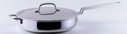 Miyazaki Seisakusho GEO Saute Pan 21cm 1.8L Stainless Steel IH Oven Safe