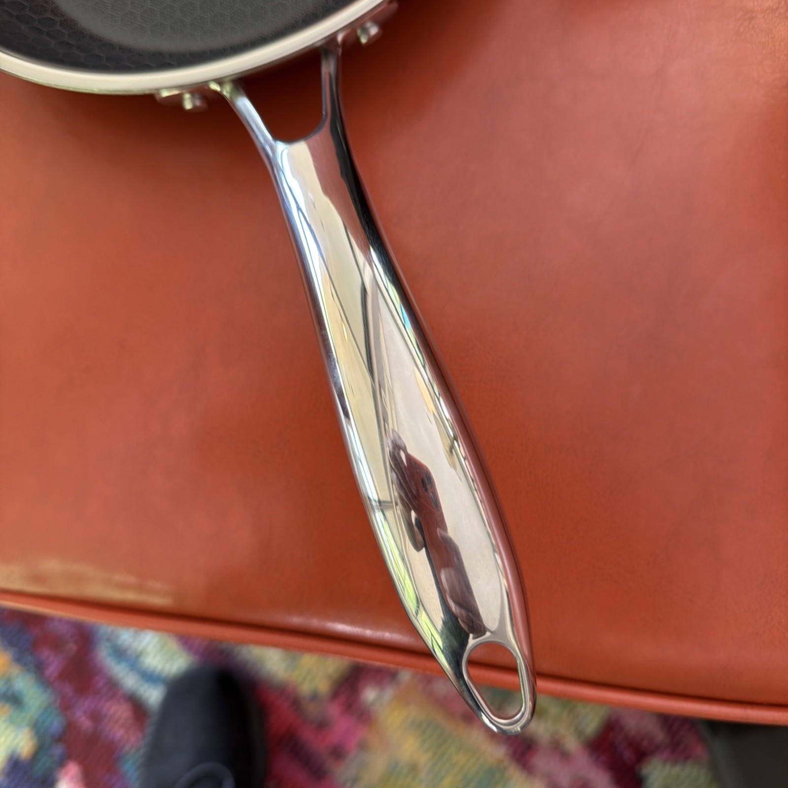 NEW OPEN BOX HexClad Hybrid 8” Nonstick Frying Pan w Temper Glass Lid