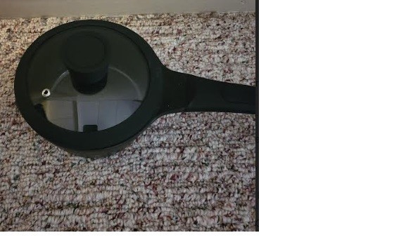 D&W Deane & White 1.4qt Saucepan Nonstick W/Lid 6.3in/Black NWT