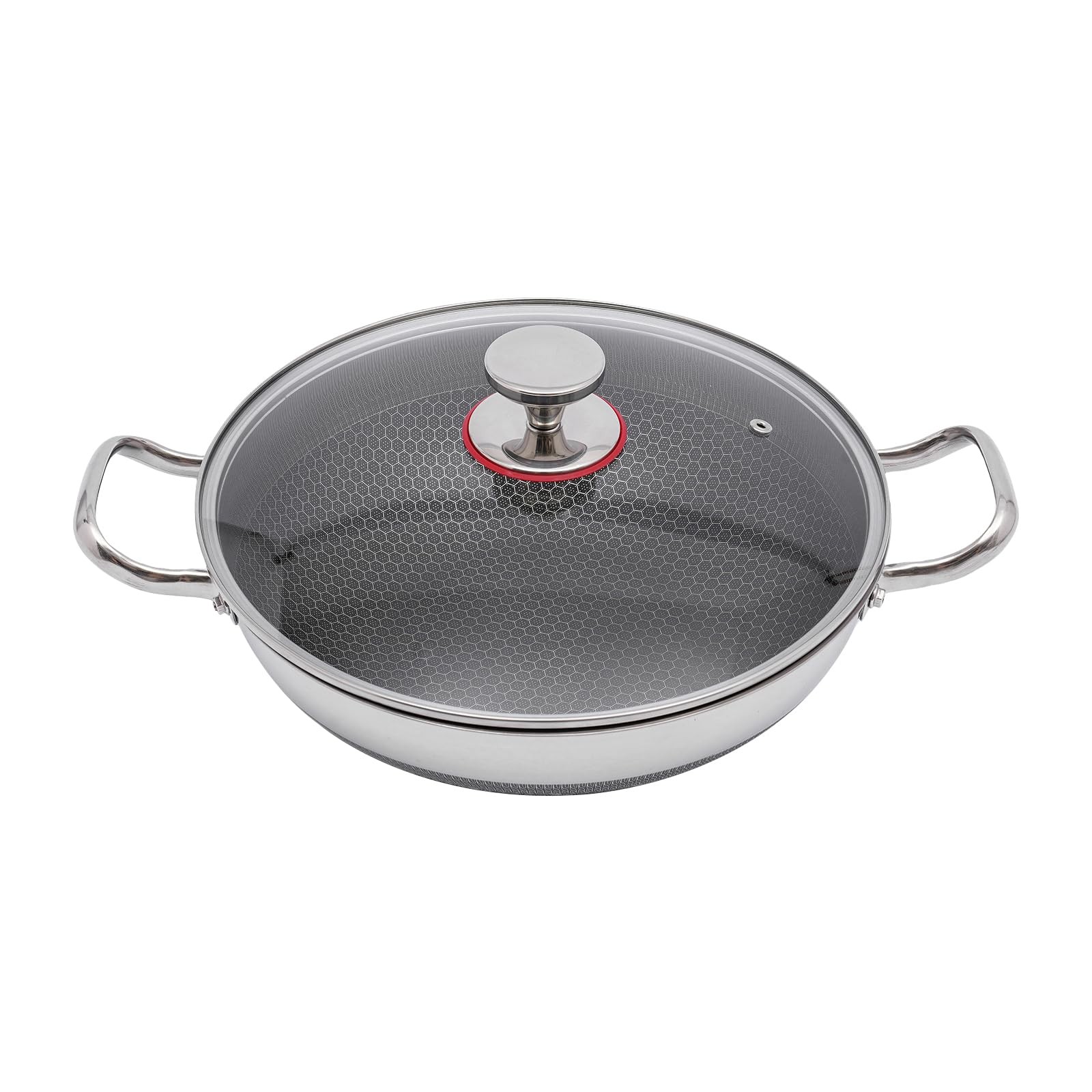 Stainless Steel Pan With Cooking Lid Non Stick Frying Pan Stainless Steel