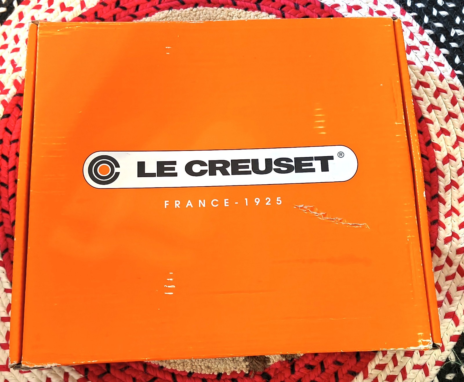 NEW SEALED Le Creuset 30cm 3.5Qt Cobalt Blue Braiser Made In France USA Seller